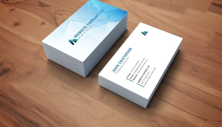 business card designer dubai