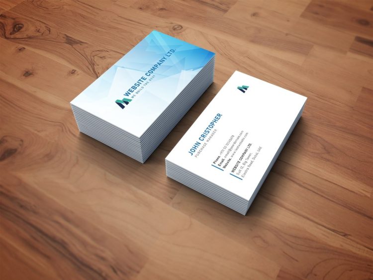 business card designer dubai