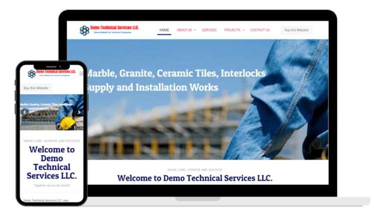 technical services web design