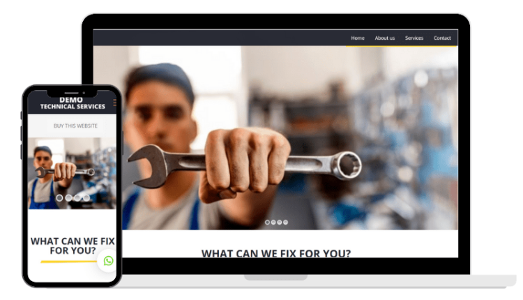 repair website design company