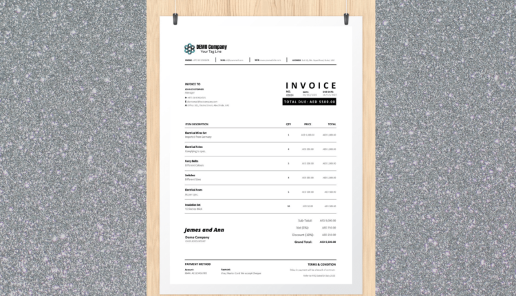 invoice design template