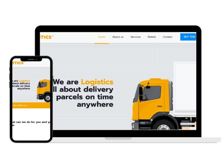 logistics company website design dubai