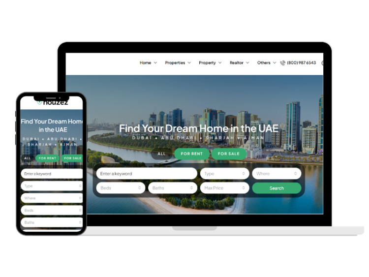 real estate web design dubai