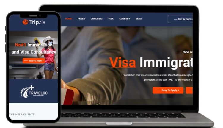 immigration website design