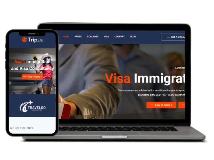 immigration website design